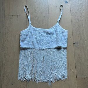 Millau LF Fringe Crop Top